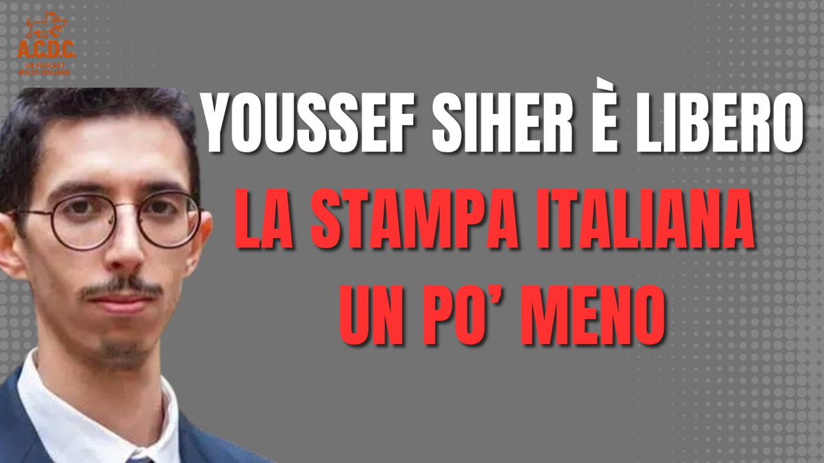CharlyMatt's tweet photo. Notizia di un’oretta fa: Youssef Siher, il 30enne considerato e dipinto da mezza stampa italiana come la mente del movimento eversivo 17 ottobre è stato liberato. O meglio, tecnicamente la GIP ha deciso di non convalidare il suo arresto per mancanza di esigenze cautelari e di fondati motivi per fermarlo.

Peccato che per giorni e giorni abbiamo comunque assistito a un vero e proprio linciaggio mediatico ai danni di un 30enne che, alla lettura del decreto di fermo della PM, non si capisce di quali reati si sarebbe macchiato per essere accusato di istigazione a delinquere aggravata dalla finalità di terrorismo e, perla delle perle, violenza organizzata nelle manifestazioni pubbliche, fattispecie tipizzata dall’ultimo decreto legge del governo Meloni successivo ai fatti di sabato scorso. Fatti con cui Siher, per gli stessi inquirenti, non c’entrerebbe nulla.

Vi invito a leggere le carte, messe a disposizione dal bravissimo Lorenzo Dagostino, per vedere con i vostri occhi sulla base di cosa sarebbe stato fermato e accusato. Perché a sentirlo raccontare non ci si crede. Sono più eversiva io quando mi alzo col piede storto la mattina. Ovvero ogni fottuta mattina.

Una mostrificazione in piena regola, a reti unificate, quella di Youssef Siher, dipinto senza alcun contraddittorio come il grande burattinaio dei disordini milanesi del 17 ottobre.

“Credo sia arrivato il momento di parlare di come la stampa italiana stia abdicando al proprio ruolo, spargendo acriticamente veline in maniera irresponsabile. Perché se c’è una cosa che ci dovremmo dire chiaramente è che la mia categoria, senza più alcuna spina dorsale, è corresponsabile dello sfascio di questo Paese. Altro che cani da guardia della democrazia. Barboncini del potere”, avevo scritto d’impeto sabato pomeriggio vedendo la stampa in blocco difendere certezze laddove non ce n’era alcuna, unitamente a foto, dati personali, di tutto e di più. E oggi confermo quel J’accuse ancora di più.

Il ruolo della stampa, in una democrazia, non dovrebbe essere quello di copia-incollare le veline governative o della Procura di turno per costruire il capro espiatorio perfetto utile alla narrazione di qualcuno. In una democrazia la stampa dovrebbe porsi delle domande, indagare, approfondire, capire se quello che qualcuno vuole che si divulghi ha effettivamente senso oppure no. Eppure, per l’ennesima volta non è stato fatto, perché l’occasione di avere il mostro perfetto per scatenare cagnare e attrarre click era troppo ghiotta.