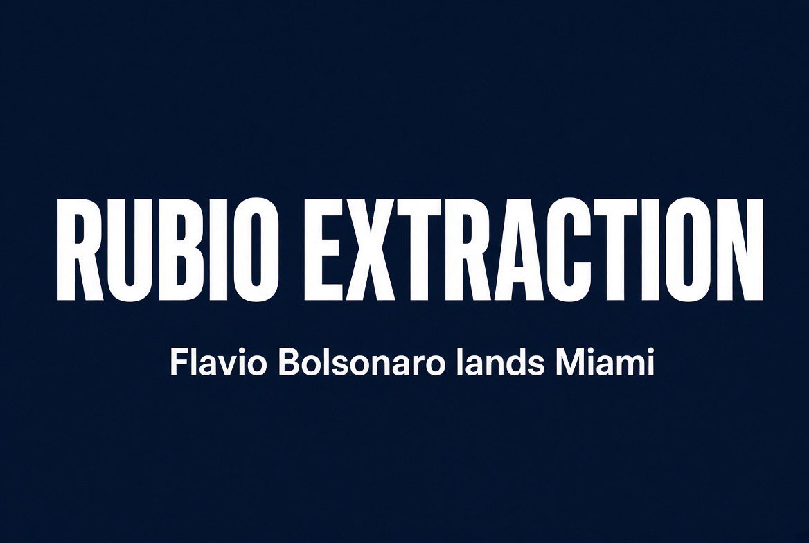 GigaBeers's tweet photo. Lula thought he had him.

Rubio extracted Flavio.

Miami. Done. https://t.co/vqzep7JSDb