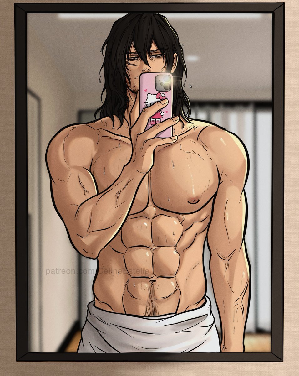 SFWCeline96's tweet photo. Yes, this is his case #aizawa #mha #fanart https://t.co/I4T55wdw9V
