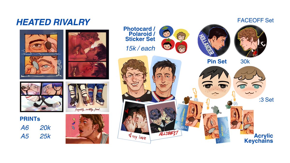 INTERCRUSHER's tweet photo. my last minute #comifuro23 catalogue
likes &amp; shares appreciated!!!!

🎋heated rivalry, nhl, twenty one pilots, the boys, the bear, house md, severance, marvel, dc, 911

OTS only… very limited stock for everything :3
#cf23 #cf23catalogue https://t.co/9kmP6cdumW