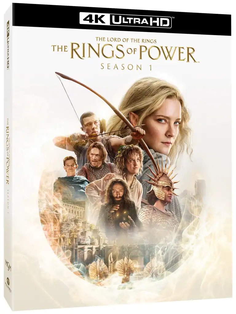FantasyUpdated's tweet photo. 'The Rings of Power' Seasons 1 &amp; 2 releases on 4K UHD November 3.

AHE &amp; Amazon MGM are releasing both seasons separately on 4K UHD, Blu-ray and DVD on Nov 3 with behind the scenes extras, plus a limited 4K SteelBook with art cards on Dec 1.

(via: https://t.co/biD7uBogrv) https://t.co/lsXCm2CxDb