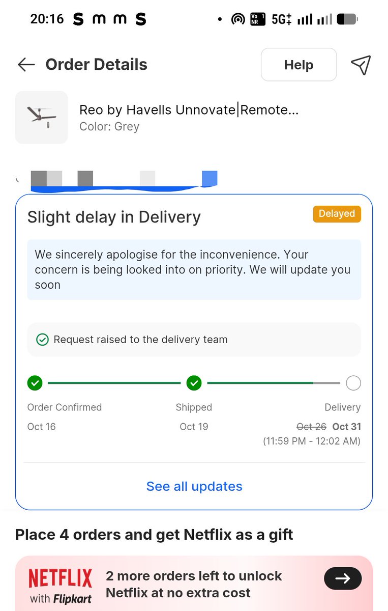 PrinceK91936238's tweet photo. The Flipkart is changing my delivery date to another date when that date come he again change the date #virals @flipkartsupport #FlipkartScam https://t.co/FXgAAQjFLo