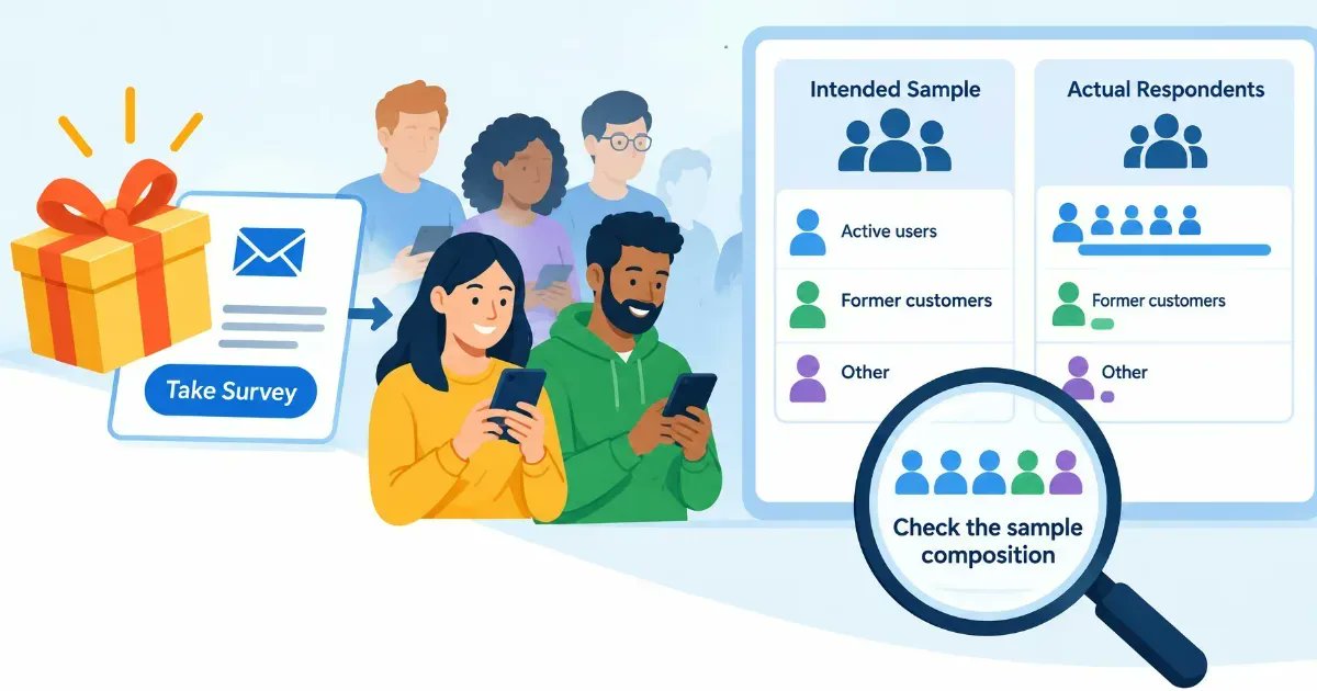 SmartDataCo's tweet photo. New on the blog! Incentive-Driven Response Bias: Auditing Sample Composition Before You Trust Survey Data

Audit incentive-driven response bias before trusting su...

#DataQuality #ResponseBias #SurveyData #BigData

via @smartdataco

Read more: https://t.co/8ERuCkAnMt https://t.co/iUDsmabub2