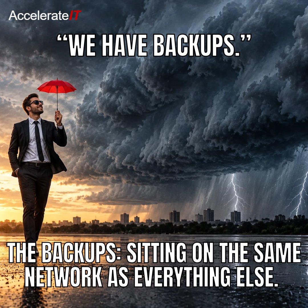 ASKBIS's tweet photo. A backup existing isn’t the same as having a backup strategy.
The real question is: Can you recover when it matters?
☎️ (251) 405-2555
🖱️https://t.co/6ZIWfJv3yJ
Book your discovery meeting: https://t.co/xnLYmvfFWP
#WeGetITDone #AskBISLife #Cybersecurity #Technology #ITSupport https://t.co/Py9ogzcGkA