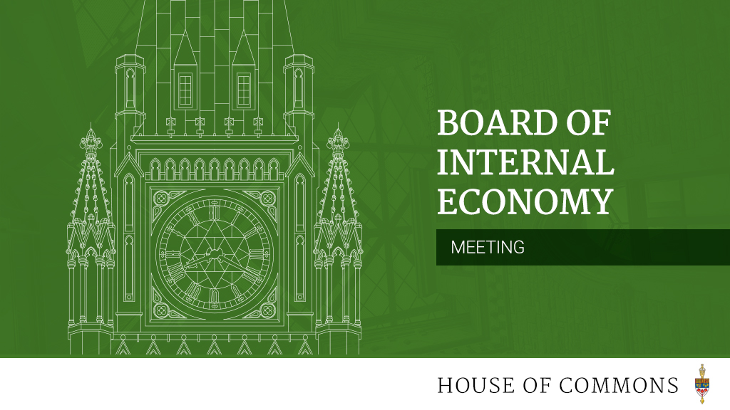 OurCommons's tweet photo. The Board of Internal Economy has scheduled a hybrid meeting for tomorrow, October 29.
View the meeting notice: https://t.co/9NZYgqa0JU
#BOIE #HoC #CdnPoli https://t.co/qdIb6WLNAJ