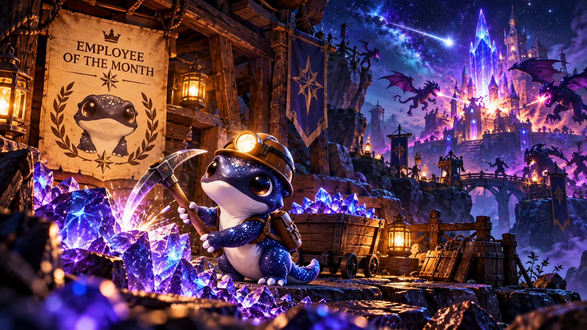soyou0x's tweet photo. My defense is falling apart, but at least my employee is doing great. 💀💎
Meet Starstone's Employee of the Month: mining Shards while everyone else is fighting for their lives.
Bad timing. Excellent work ethic.
@enjin #StarstoneUGC https://t.co/ljuuj0TM4u