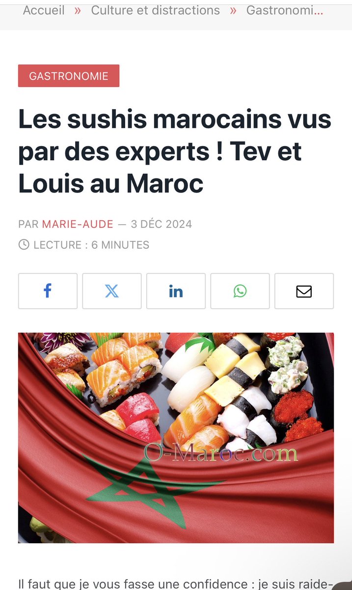 SamDz0213's tweet photo. @kawachi_nun @djzrya Les sushis sont marocains aussi .bientôt ils vont dire que la lune est marocaine 🤦‍♂️ https://t.co/604HoSwL6M