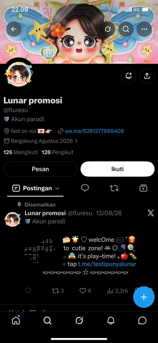 jawbisi's tweet photo. PENIPU ‼️ PENIPU ‼️ ATAS NAMA LUNAR ‼️
JANGAN BELI APAPUN KE SI TOLOL INI, SEMOGA LU MATI KONYOL YA ANJING NIPU BANYAK ORANG

@lunviche @lunscleo @fleut @fluresu @fleutse

noh apalagi nyok ganti terus uname lu, no hp pun ganti mulu

#zonauang #zonajajan #zonaba #baelanja #penipu https://t.co/cKzzzqn7pS