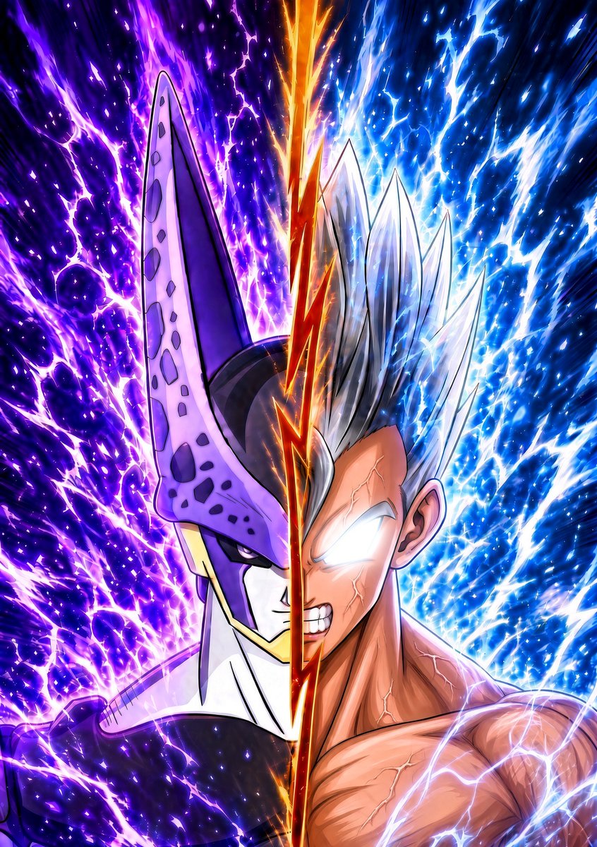 DragonBall_Rage's tweet photo. The Table has been set once again for Cell and Gohan to do Battle jus as Beerus desired. Only this time, Gohan has nothing to lose. The Chains have been broken. And who knows what will happen when the full Truth is revealed. The Climax begins #DragonBallRage https://t.co/Hv7ldY1Pgf