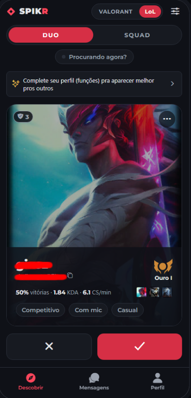 AppSpikr's tweet photo. @Pjonas00 Spoiler! já estamos testando e aprovando o sistema do lol, mas infelizmente não depende só da gente, precisamos de autorização da Riot para poder lançar no site aberto ao publico, mas aguarde que em breve teremos novidades! ♦️ https://t.co/217TggfEBE