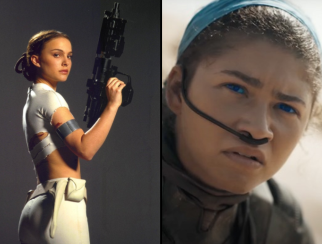 Templarpilled's tweet photo. Chud protagonist's love interest 20 years ago vs now: https://t.co/l3VfVtfLak