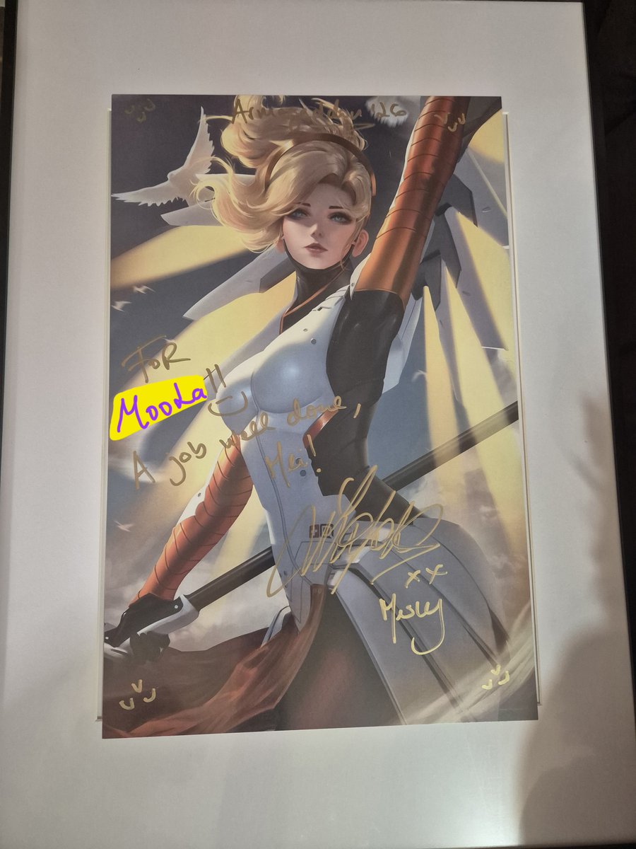 MoolaVtuber's tweet photo. I MET MERCYS VA! 

I was fortunate enough to be able to attend @Armageddonexpo last weekend and got to meet THE MERCY like omg im not blushing you are... 👀 

Another stunning VA that being of Silica from SAO was such a surreal experience overall!! https://t.co/YS9pmbv6XR