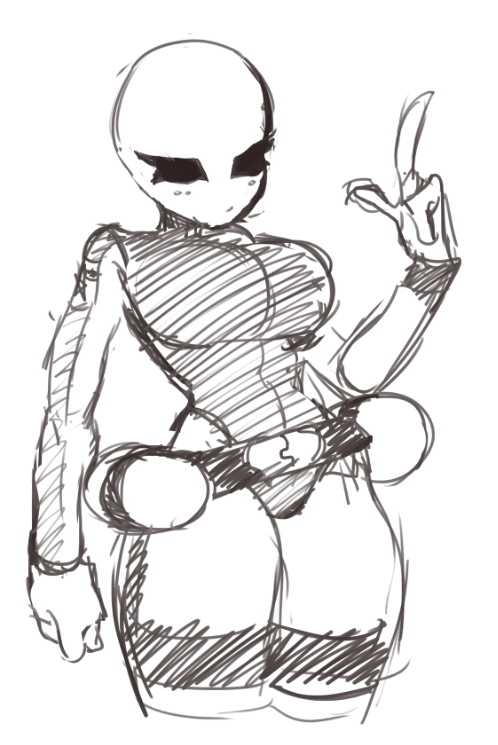 AwfulAffection's tweet photo. These were aliens I drew once in drawthreads. https://t.co/3D7R8H961o