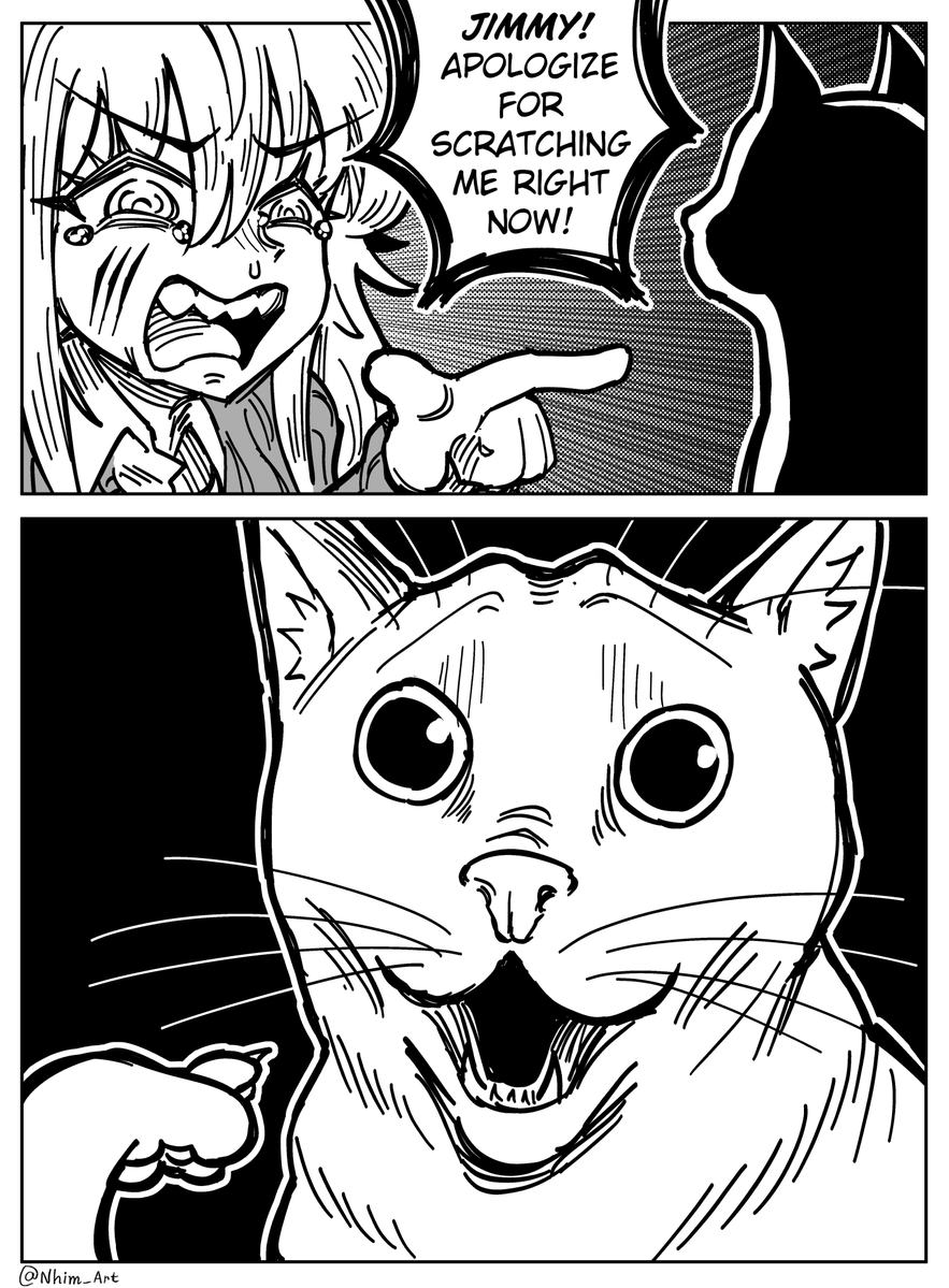 Nhim_Art's tweet photo. Cat Scratch. https://t.co/6v6EX2dj0r