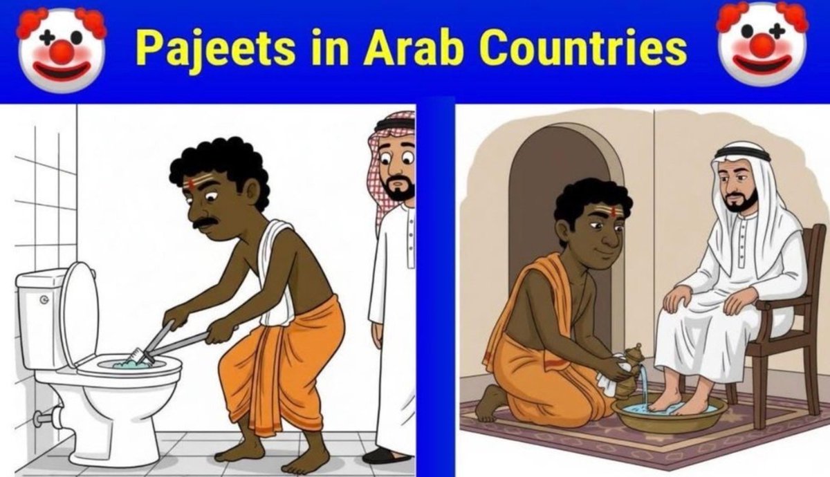 Swatianknight's tweet photo. 📍 When Arabs see indian they quickly remember Indians Jobs https://t.co/7RwIYNmcxd