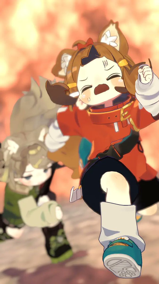 Melme_vrc's tweet photo. 「 に！！げ！！ろ～～～～！！！💣」 https://t.co/bmaUfBo2P7