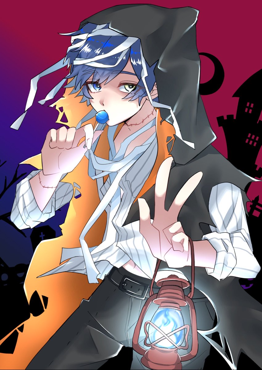 yurikago_5's tweet photo. ハロウィンライブまでもう少し🎃
 #そらるの絵 https://t.co/zRSqXCSx0c