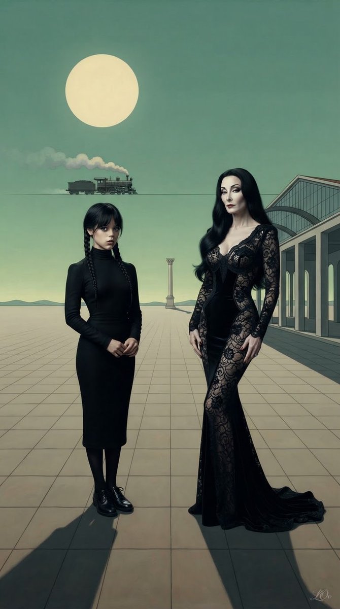 LOuting2025's tweet photo. A small series of Wednesday and Morticia ~5 of 11 🖤
#addamsfamily #Wednesday #AIart️️️️️️️️️️️️️️️️️️️️️️️️️️️️️️️️️️️️️️️️️️️️️️️️️️️ #LOo 🖤 https://t.co/dl6vFstuWi