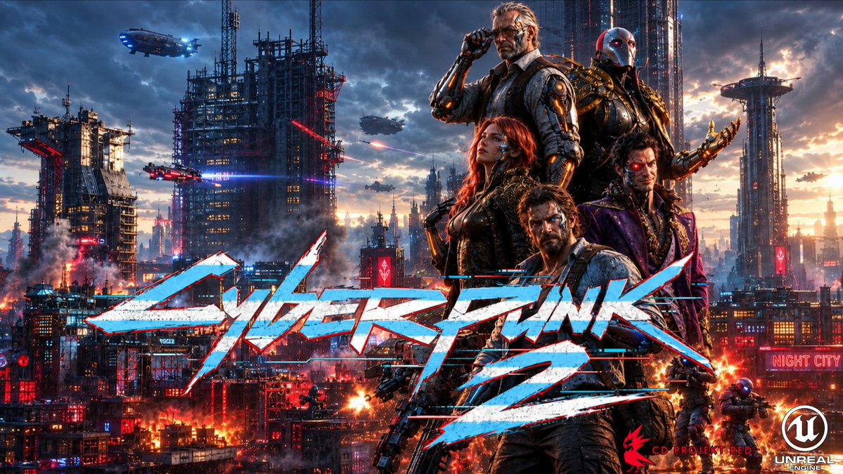 TheOgIronWolf's tweet photo. More details has surfaced online regarding Cyberpunk 2077 Sequel:

- Described as Chicago Gone Wrong
- Built on Unreal Engine 5 to capture that open world experience, but could eventually switch over to UE6 
- AI has taken over the world causing the city to become this nightmarish town
- V and Johnny Silverhand returning (Phantom Liberty Ending is canon)
- Improved Visuals
- New Vehicles, Weapons and Skills
- Option to switch to Third Person 
- Will introduce a Multiplayer Mode
- Smarter AI 
- Game release date is set for 2030
- Current Gen Only, Skipping Last Gen
- Pre-production under codename Cyberpunk Orion 

#Cyberpunk #Cyberpunk2077 #CyberpunkEdgerunners #CyberpunkEdgerunners2 #Edgerunners #Edgerunners2 #EdgerunnersSeason2