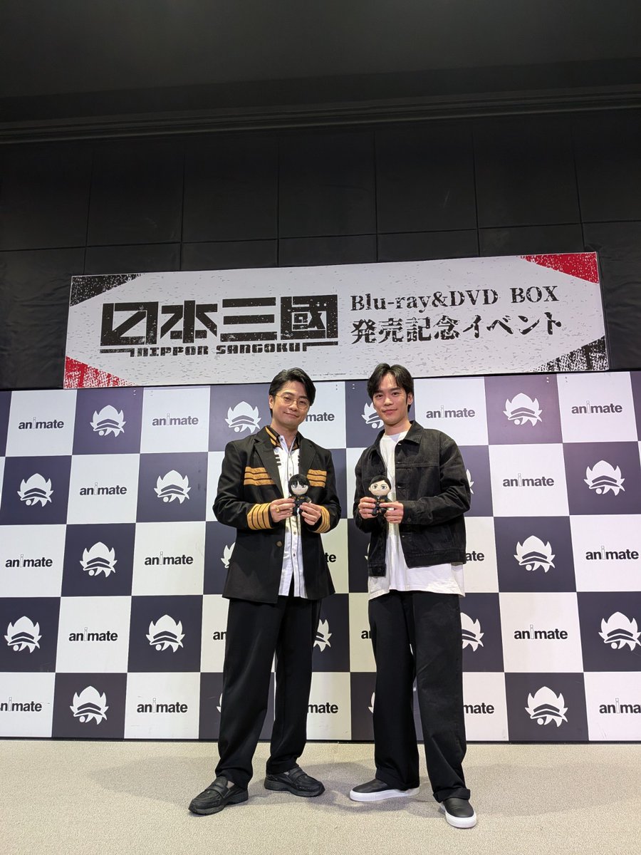 sangoku_PR's tweet photo. ◤ ご来場御礼 ◢
⠀
『日本三國』Blue-ray&amp;DVDBOX 発売記念
イベントにお越しいただきありがとうございました🇯🇵
⠀
引き続き『日本三國』を
よろしくお願いいたします🪭
⠀
💿 𝔹𝕝𝕦-𝕣𝕒𝕪&amp;𝔻𝕍𝔻好評発売中
https://t.co/UNSltCUCbB
⠀
#日本三國 https://t.co/9yKHx9w8rh