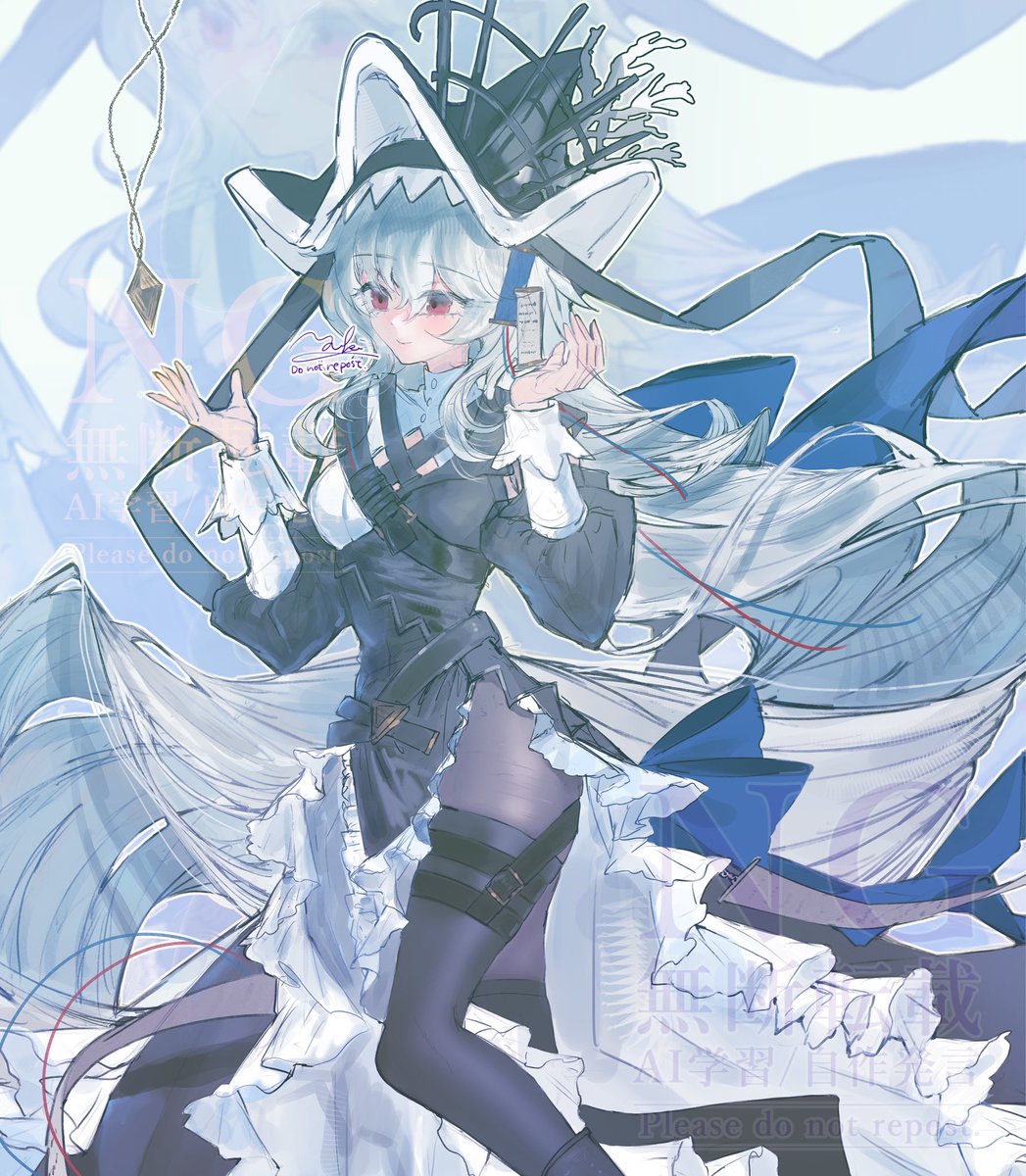yukitomoka_'s tweet photo. 帰溟スペクター🦈
#明日方舟 https://t.co/ryWzUvSyxH