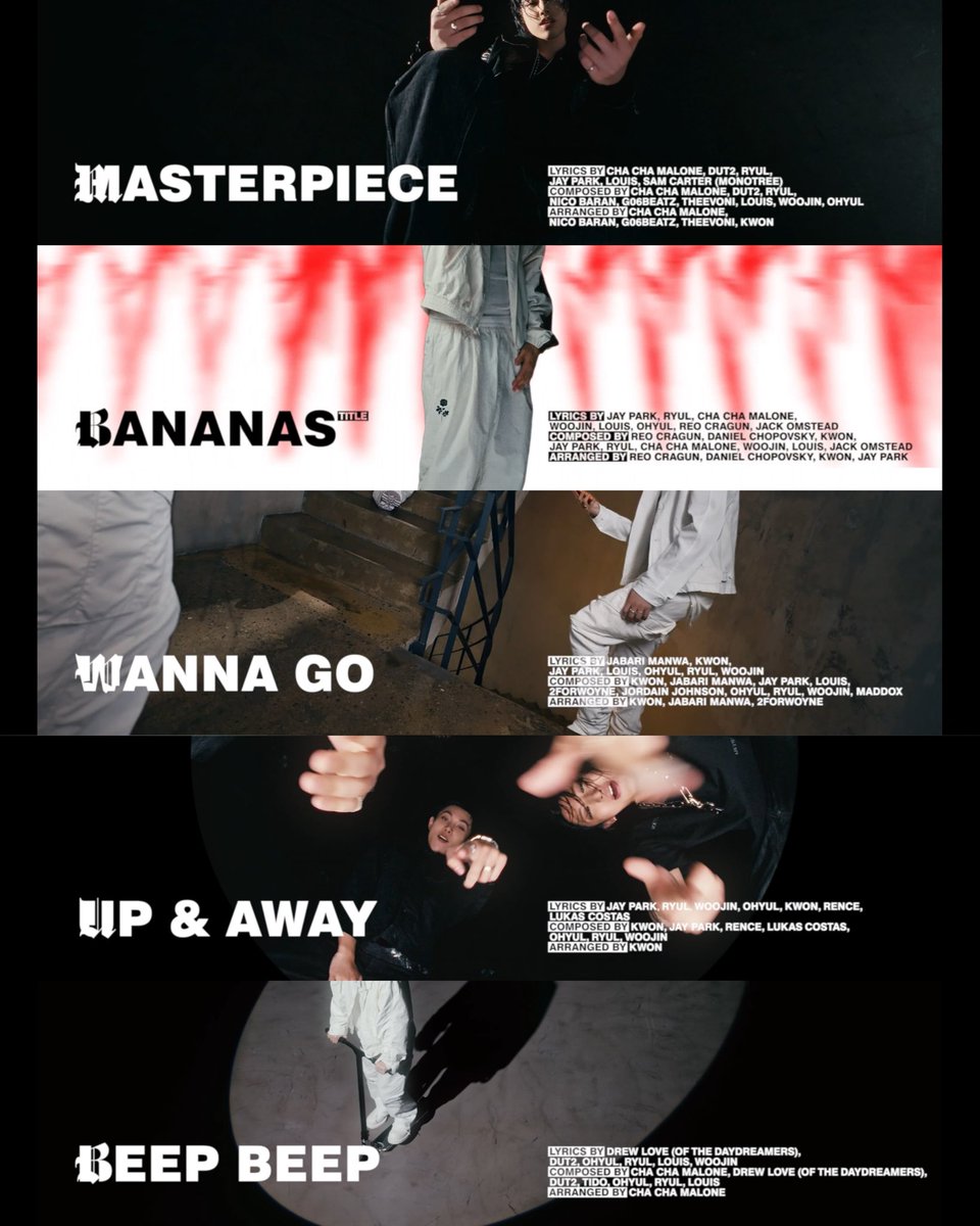 OHYULINDONESIA's tweet photo. [📑] 261028 — LNGSHOT4sho Update with #OHYUL 

Daftar kredit Ohyul untuk album [S.W.I.S.H.] 

1. Masterpiece — Komposer
2. Bananas — Penulis lirik
3. Wanna Go — Penulis lirik & Komposer
4. Up & Away — Penulis lirik & Komposer
5. Beep Beep — Penulis lirik & Komposer

#오율 #롱샷 #LNGSHOT #LNGSHOT_SWISH