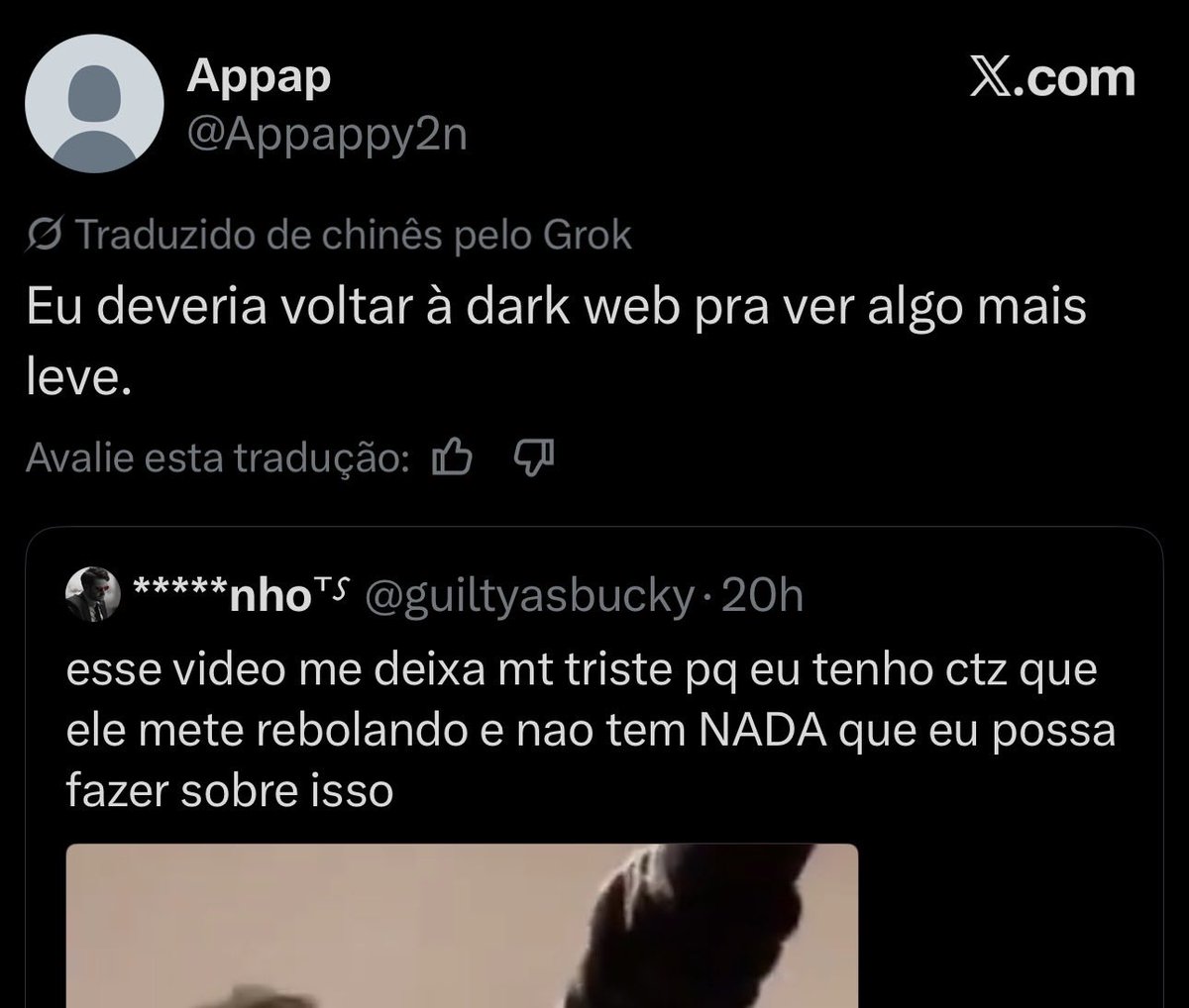 guiltyasbucky's tweet photo. acabaram de me comparar a dark web e eu sou PIOR aparentemente, eu to falecendo https://t.co/Ja71kztfpd