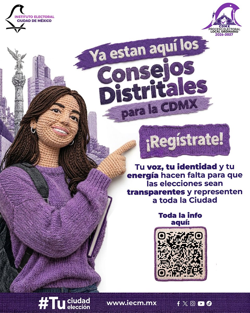 Distrito29IECM's tweet photo. ¡Tú puedes ayudar a preparar, organizar y vigilar las elecciones en tu distrito! https://t.co/ySRBXcMKV1