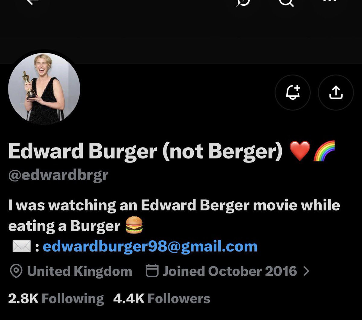 Signs2323's tweet photo. Whoever’s behind @edwardbrgr account is responsible for dozens and dozens of burner account trolls and bots appearing in all of your Snyder related posts. 
 
The commitment to stalking Snyder fans is outrageous from this creep. 

What a sad pathetic life it must be. https://t.co/7HcNdZvITn