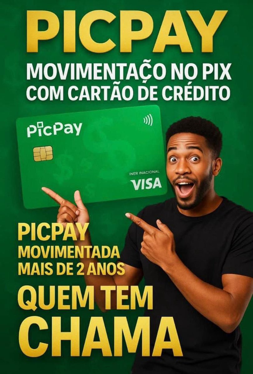 doida_laryy's tweet photo. Boa Tardeee a todos.

Pode trazer as contas da picpay que já fez pix com cartão de crédito, movimentadas e antigas, Vem Fazer dinheiro sem investir só trazendo as contas. 💸☘️🔛🔛 https://t.co/4Je3bd1fCV