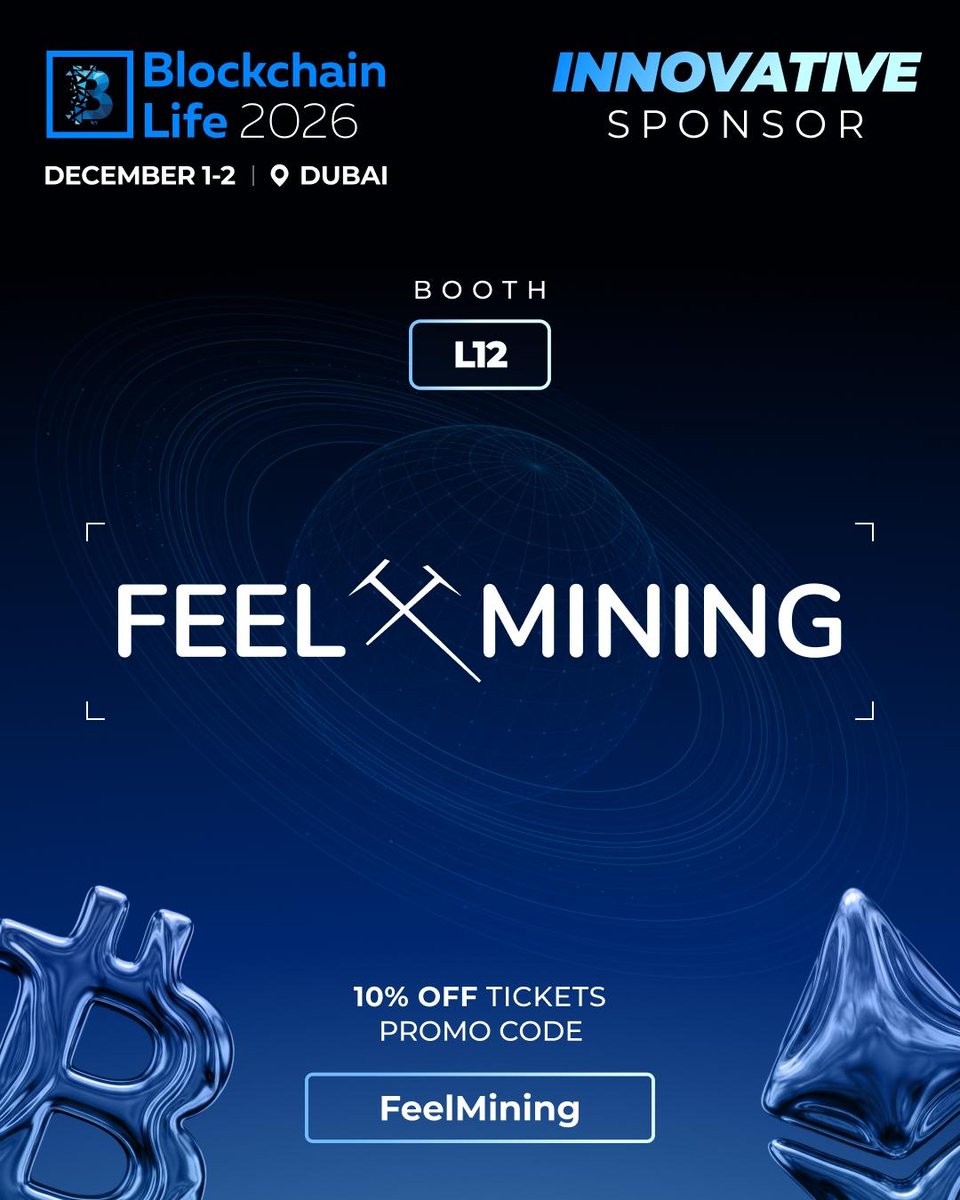 FeelMining's tweet photo. ⚡ Tous les acteurs, réunis au même endroit !

Les 1er et 2 décembre, nous serons à @BlLife_Forum à Dubaï, où projets, exchanges, fonds, investisseurs, KOLs et market makers se retrouvent.

🎟 -10 % : feelmining
👉 https://t.co/1IrKYjN4kC https://t.co/EL45IcgA2C