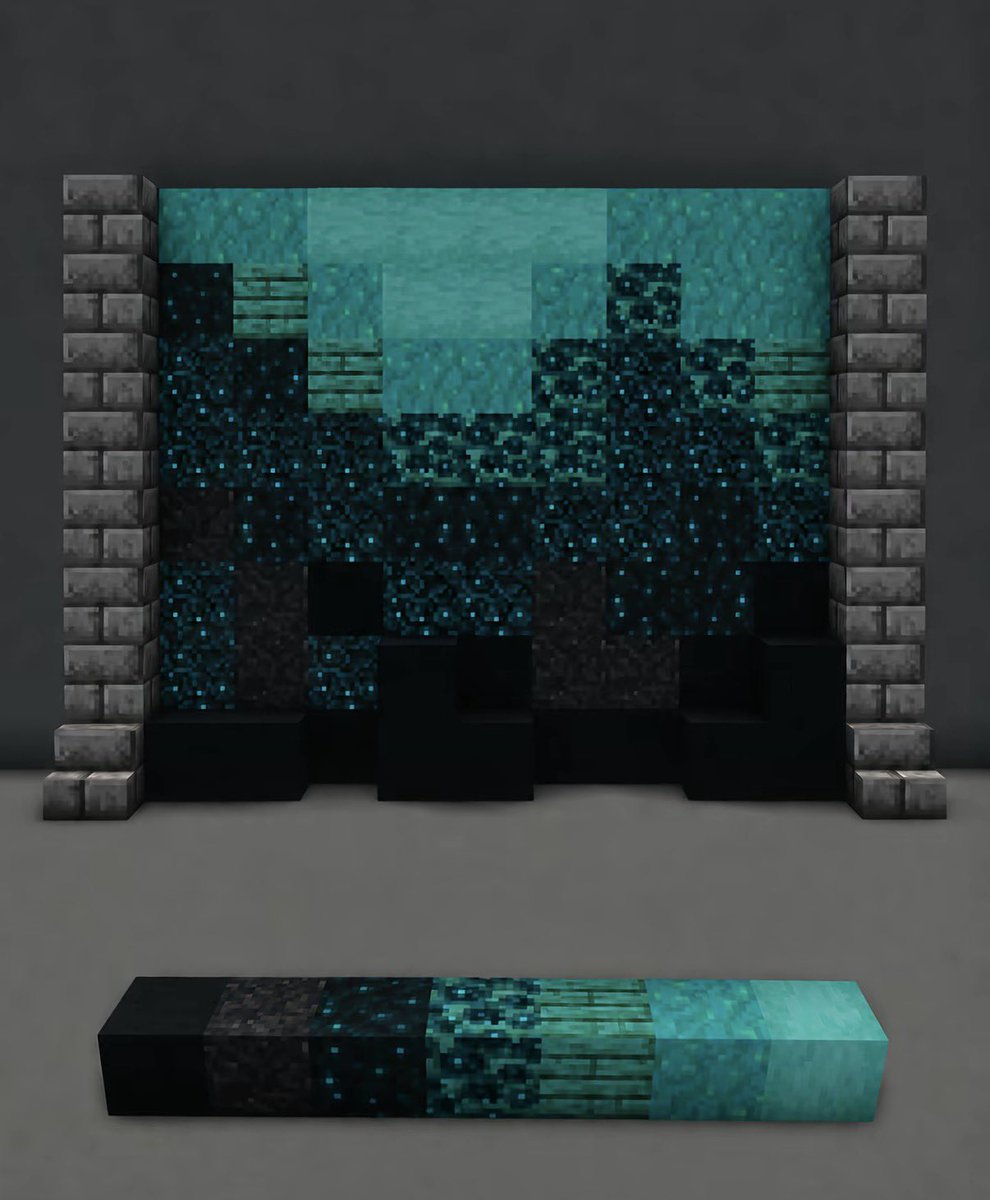 heheisig's tweet photo. Minecraft Gradient Wall Build https://t.co/0pTV3pssvJ