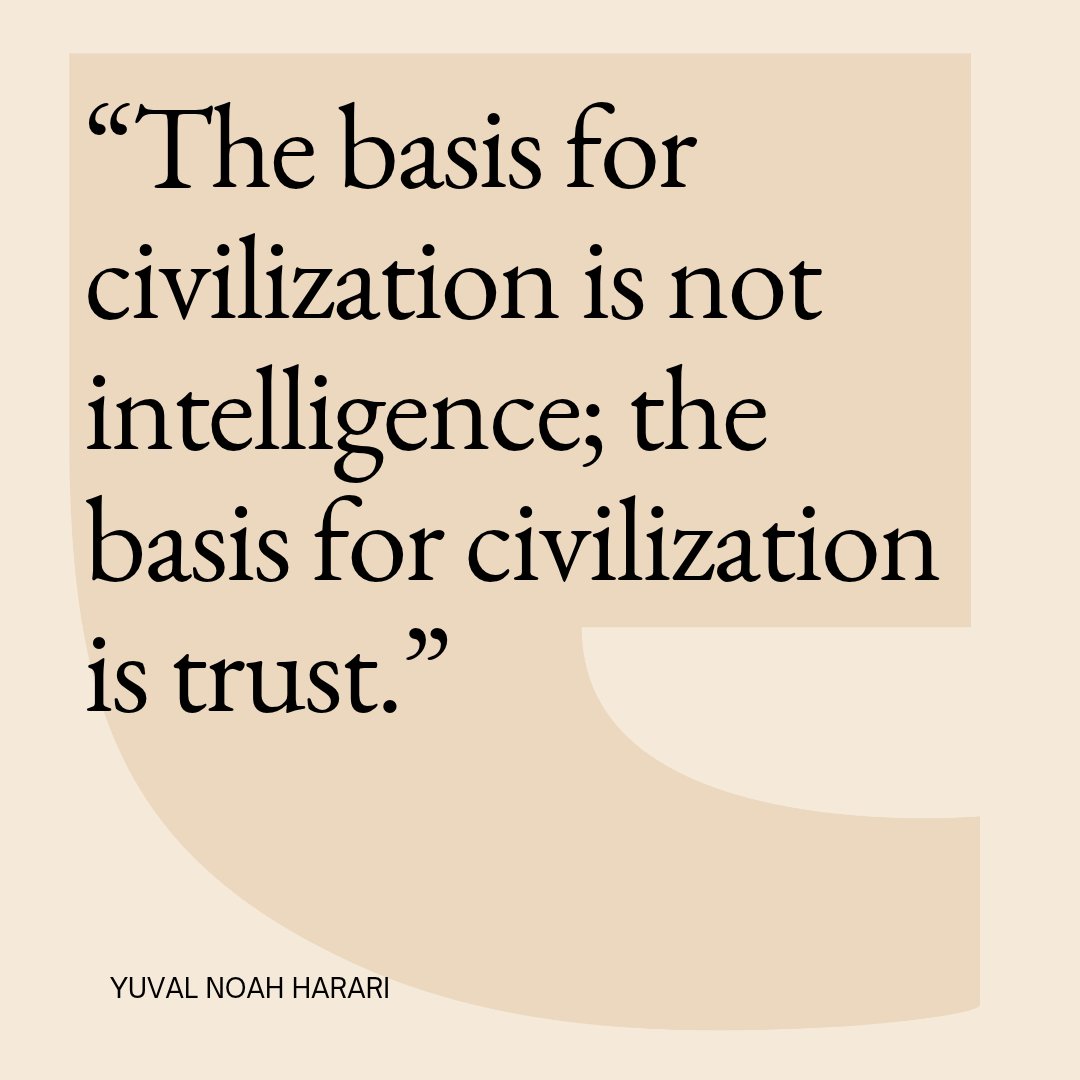 espinal_van's tweet photo. “Estamos perdiendo la confianza entre nosotros y en las instituciones humanas, y en su lugar confiamos cada vez más solo en algoritmos e IA.”
@harari_yuval ✍️
🧐🎯 https://t.co/G40s3J9SGI