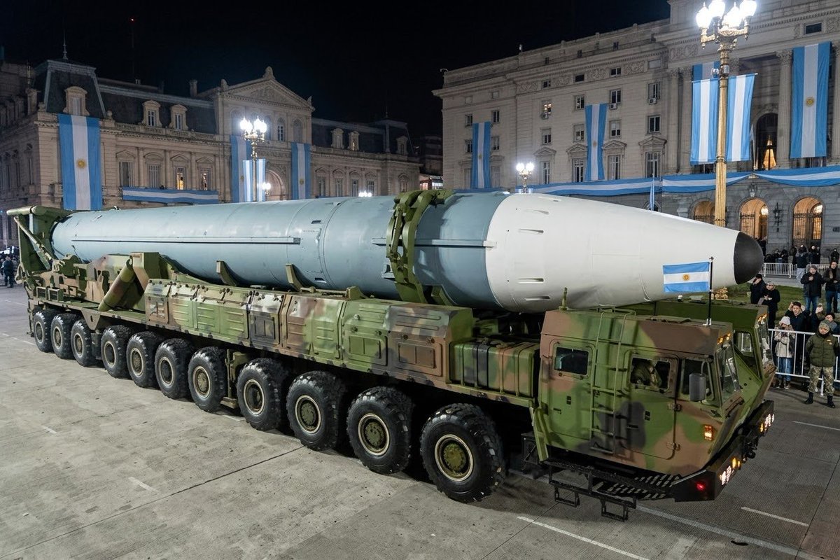 Owen_LewisKraus's tweet photo. Argentina ya finalizó la etapa de los ICBM DOGO-AR26🔥 https://t.co/6E0ZZR9871