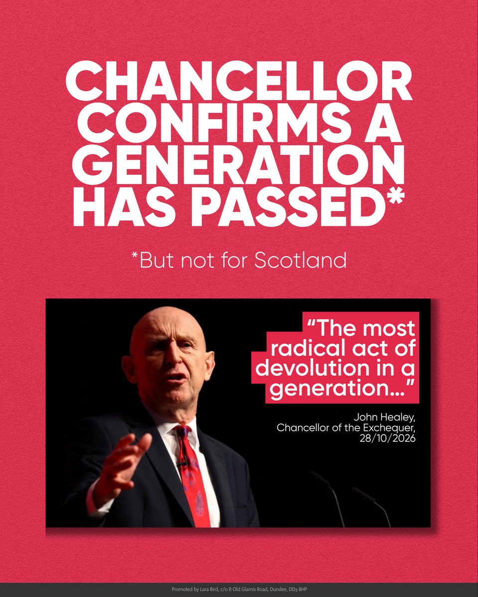 larabirdsnp's tweet photo. 🥀 Chancellor confirms that a generation has passed… just not for Scotland. https://t.co/ceHTz75ZMh