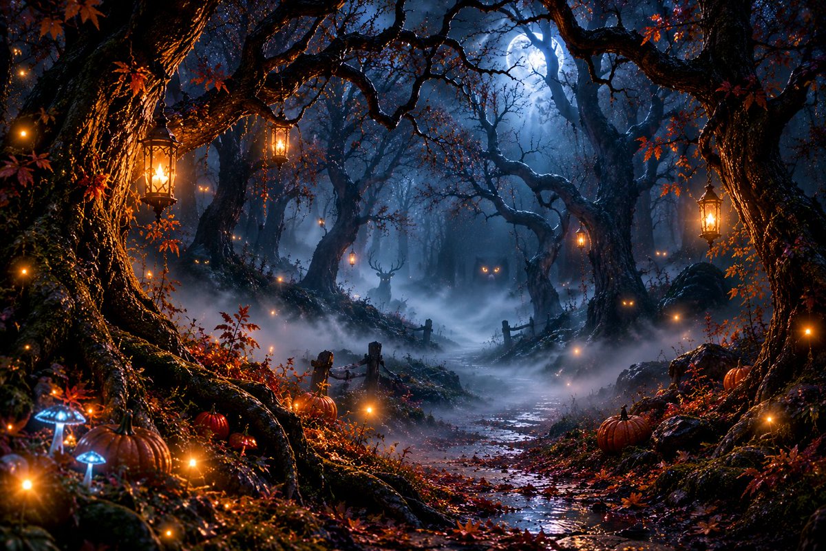 WanderWithAI_'s tweet photo. 🌙🌲 Where the mist whispers and the forest glows with mystery, let your dreams wander into a magical world. ✨🖤 May your night be peaceful and your dreams enchanting. Sweet dreams! 🌌💫
#GoodNight #MysticalForest #DreamyNights #WanderWithAl https://t.co/hhT8hOMP2I