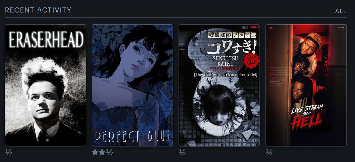 TransFemPOTUS's tweet photo. Anybody know any good horror movies that are like 90 minutes~ish? https://t.co/XAvMyoK3Ua
