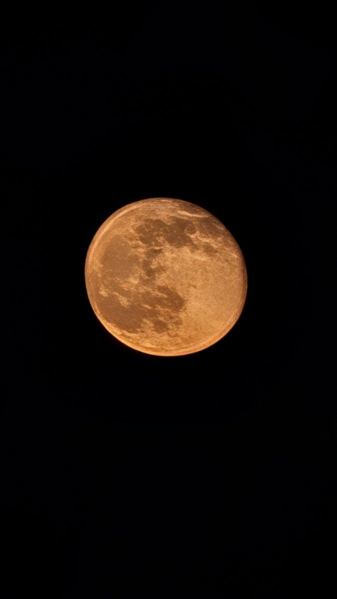 paprika01101010's tweet photo. at least we're looking at the same moon, right https://t.co/W1x6GkT08c