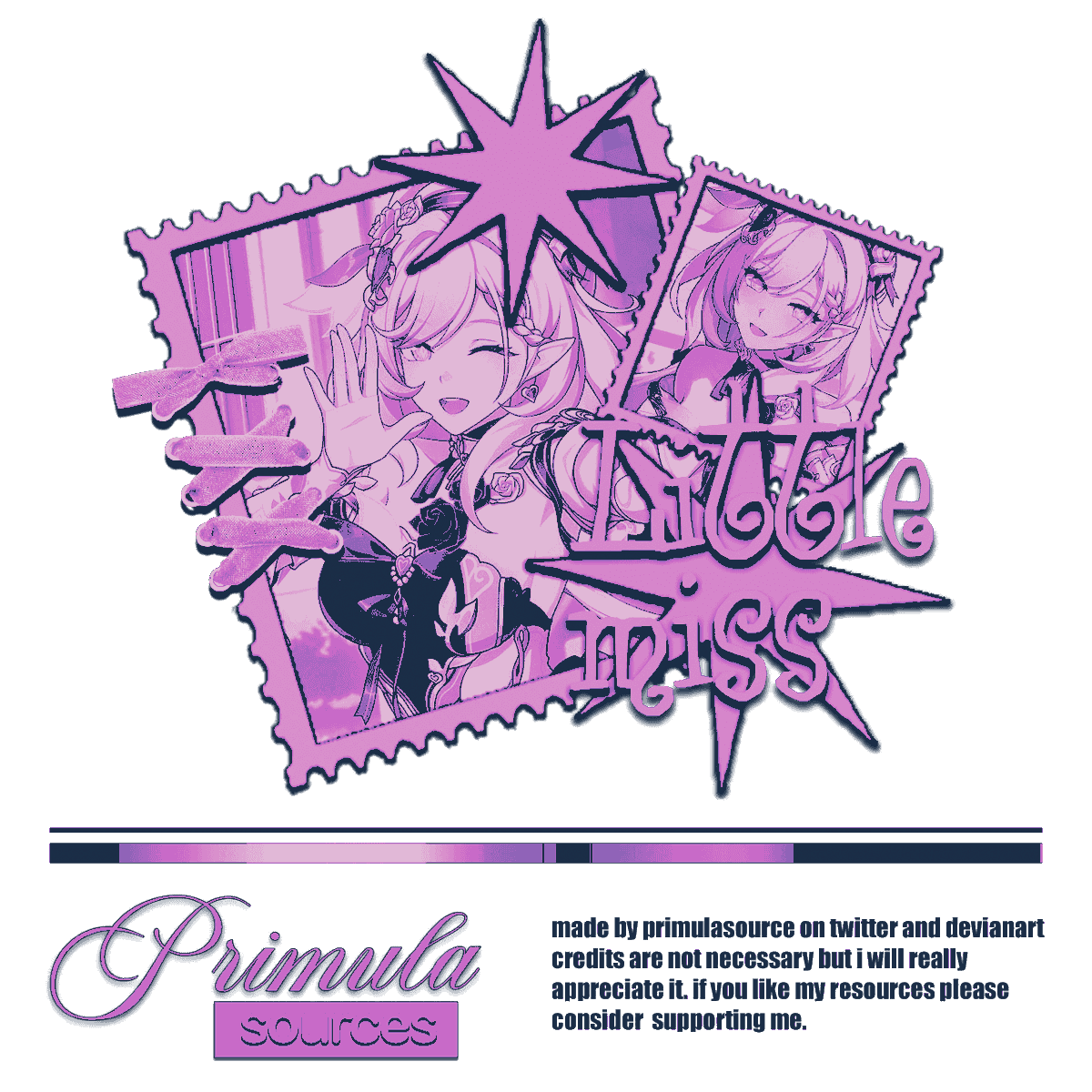 PRIMULASOURCE's tweet photo. 丷⁎   𝐏𝐒𝐃 ⠀⏜ ⠀Little Miss
⃝ ⸻ ⠀( free )⠀pink  and  purple.
♯    ꒷   𝗴𝗶𝘃𝗲   𝗰𝗿𝗲𝗱𝗶𝘁𝘀   𝗶𝗳   𝘆𝗼𝘂   𝘂𝘀𝗲
﹙ … ﹚https://t.co/CobQx7viDl https://t.co/z1zgjQWMsi