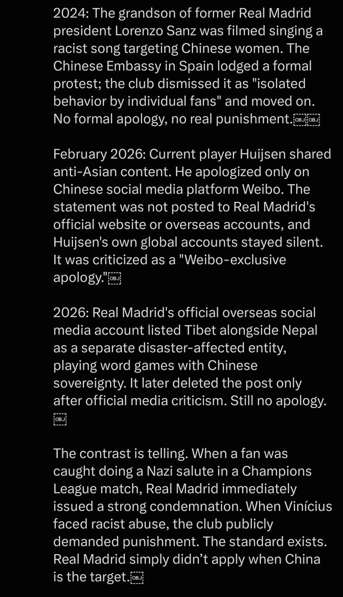 ForThreeRealms's tweet photo. @realmadriden "... deep respect for China..."? Bullshit. https://t.co/6FKwXEiDqs