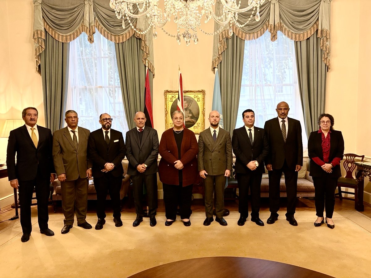 UNSMILibya's tweet photo. Members of the Smaller Convening held today in London their third follow-up meeting to review the implementation of their Agreement, signed on 30 August in Tripoli. They also continued discussions on issues essential to holding presidential and legislative elections.

During the meeting, chaired by the Special Representative of the Secretary-General, Hanna Tetteh, participants underscored the critical importance of unifying the judiciary to ensure successful and credible elections whose results are accepted by all. Members of the Smaller Convening reaffirmed their full respect for the neutrality and independence of the judiciary. In this regard, they agreed to broaden consultations with the various components of the judicial community to identify solutions that would enable a unified judicial institution to play its role in ensuring the success of the electoral process.

Participants also reaffirmed their commitment to continuing engagement with all political actors to build support for the 30 August Agreement and pave the way for presidential and parliamentary elections in accordance with what was agreed.

The participants concluded the meeting by agreeing to reconvene in two weeks.