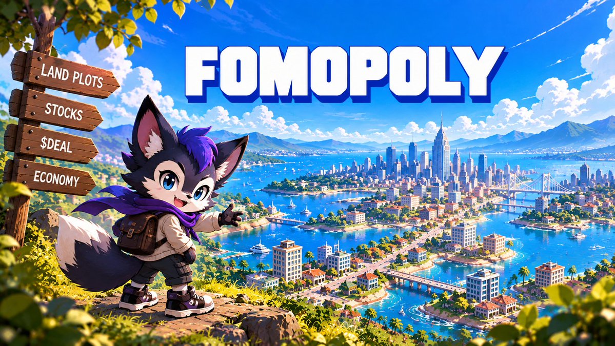 singkohan's tweet photo. Getting into the land game with @fomopoly_rh 🔥

→ Buy and sell virtual land plots
→ Generate stocks and $DEAL tokens
→ Get in early before land prices go higher
→ Compete with other players through the game

The interesting part is how land, timing, and FOMO work together in this onchain game on Robinhood.

Still learning the mechanics, but curious to see how the game will unfold.