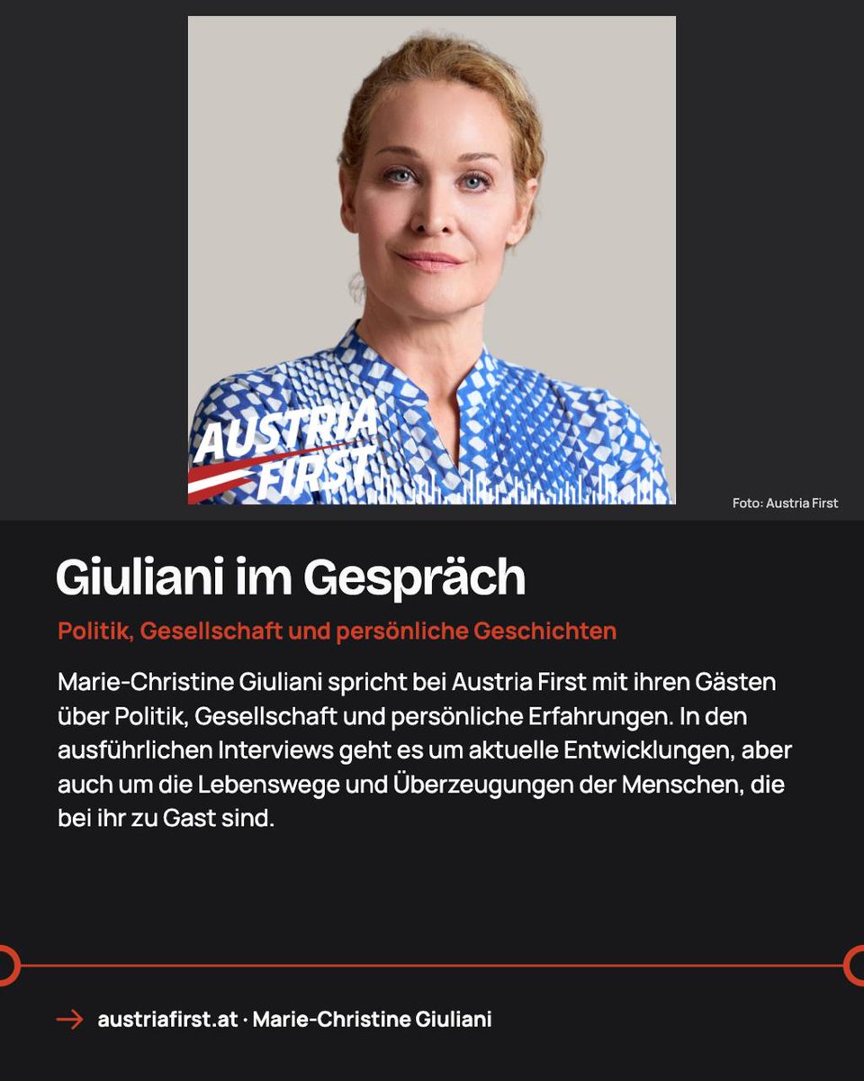 PatronautNet's tweet photo. @Jungeuropa_2016 @lesenlaestern @eingollan_real @austriafirst_at @ein_prozent @lichtstifter @KraZMagazin @InfoDIREKTeu @ThymosMagazin 9. Die Sendung "Giuliani im Gespräch" bei @austriafirst_at https://t.co/c5AV5yPW4q