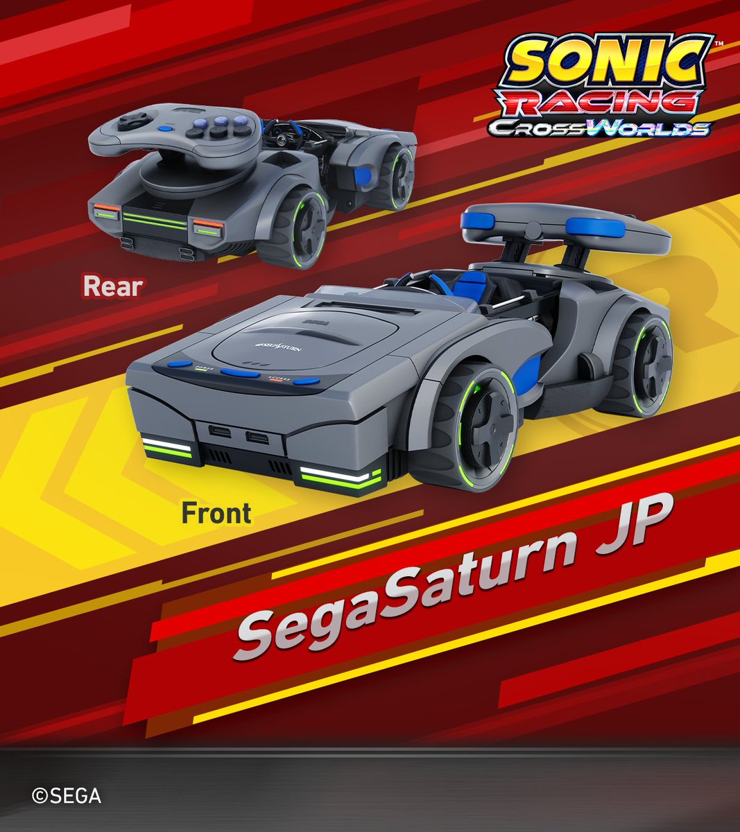 RaceCrossWorlds's tweet photo. Year Two kicks off in just 6 days! 🏁

Buy Season Pass Two to play with the Sega Console Machines starting 11/3! You’ll also receive the SEGA Controller Decals immediately after purchase ✨

▼ Check it out!
https://t.co/lKfgNTXrOb https://t.co/cpEhvQ5r3u