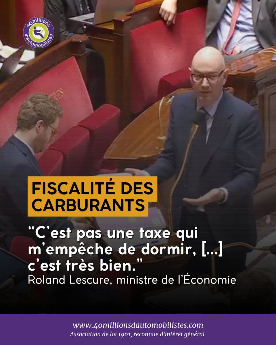 40MA's tweet photo. Pendant que vous êtes asphyxiés à la pompe, ils bénéficient de cartes de carburant sans aucun contrôle ni plafond.

Vous comptez tous vos euros, et ils ont accès à de vastes flottes de véhicules avec chauffeurs.

Forcément, le prix du carburant, ça ne les empêche pas de dormir. https://t.co/UUJb2OOCef
