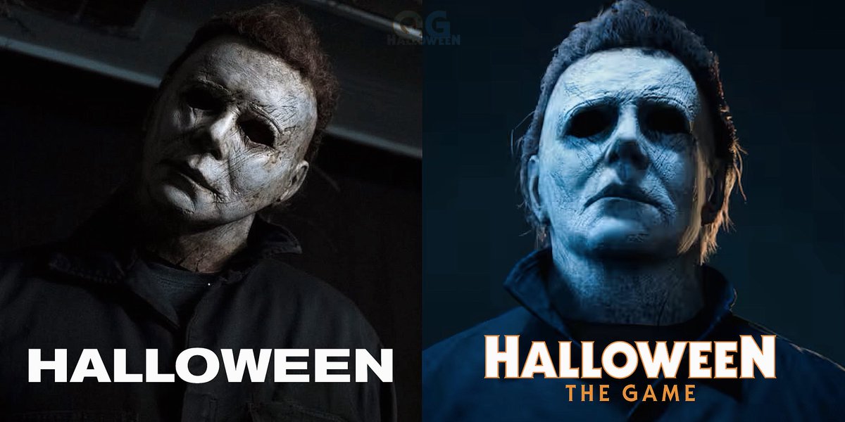QGHalloween's tweet photo. Michael Myers em ‘Halloween (2018)’ vs. ‘Halloween: The Game’. 🎃 https://t.co/LhX5QQJEj3