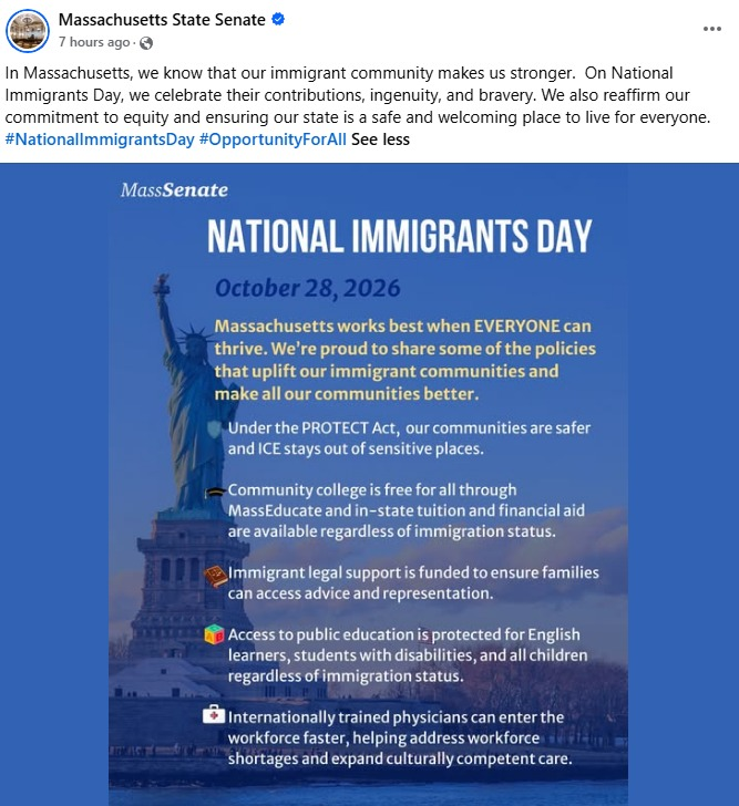 libsoftiktok's tweet photo. BREAKING: Democrat-controlled Massachusetts State Senate commits to providing illegal aliens with free taxpayer-funded education and college https://t.co/iMn4rJYUGh