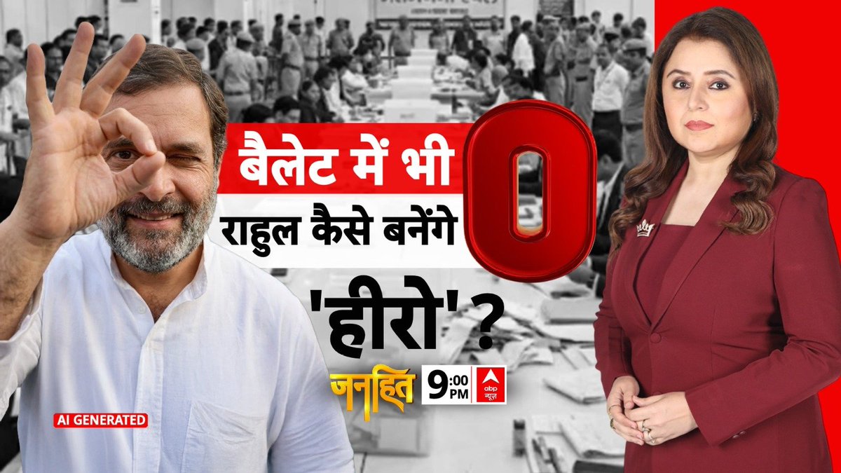 Amockx2022's tweet photo. Meet Romana Isar Khan, godi anchor 

She did a show to troll Congress and Rahul Gandhi with AI generated photo as mentioned 

She made a headline that Congress won ZERO seats in MLC elections 

Congress won Nagpur exactly after an hour of this show 

But she successfully did propaganda which was her aim 

Tell me one reason why she should not apologize to Rahul Gandhi 

Shame on godi media. @romanaisarkhaa 🤢