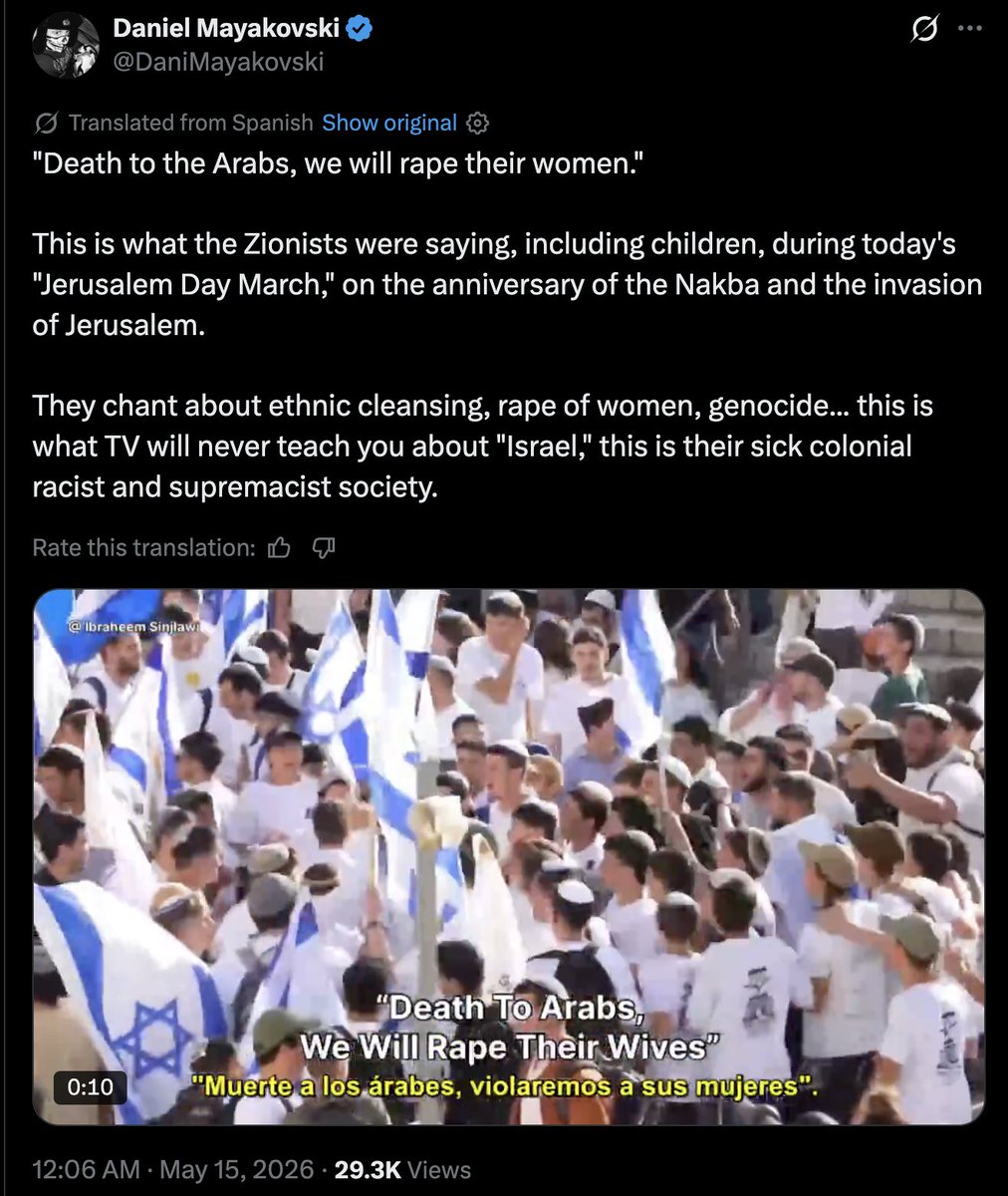 TheExJews's tweet photo. @RealFactsEitan @adamemedia Not every zionist is Jewish...

Here are some more zionists praising rape and threatening to rape people. Look, they even made a *song* about rape!

How can you expect Palestinians to tolerate living next to... to this? https://t.co/91EgmLT0z0