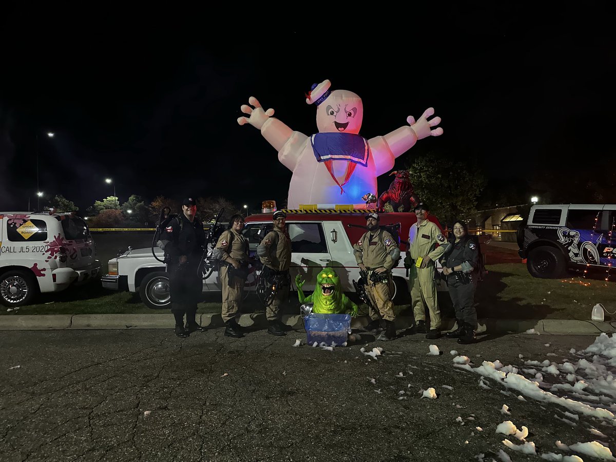 GhostbustersDT's tweet photo. 🎃Troy Police Halloween Safety Bash🎃 

#Ectober #Ghostbusters #Police #Halloween #HalloweenCostumes https://t.co/MwVHUOJWtr